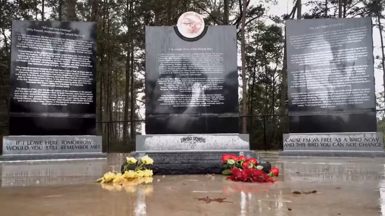 Lynyrd Skynyrd Plane Crash Site
