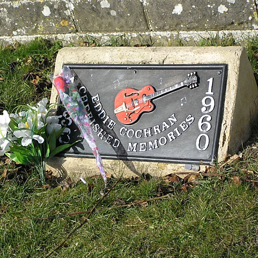 Eddie Cochran car crash site — Chippenham, United Kingdom