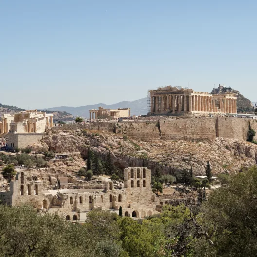 Watch: Van Morrison and Bob Dylan on this hill in Greece — Athens, Greece