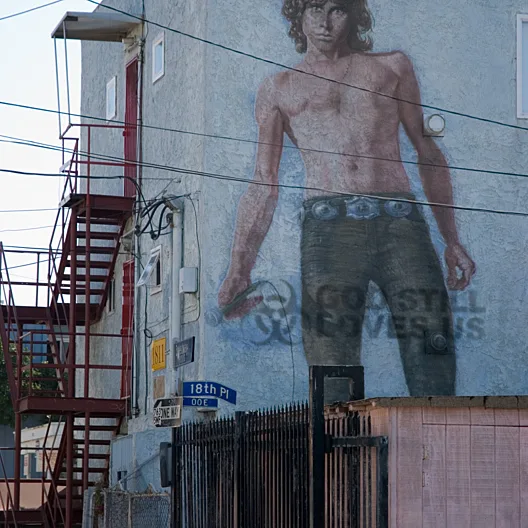 Jim Morrison Venice Beach mural — Los Angeles, USA