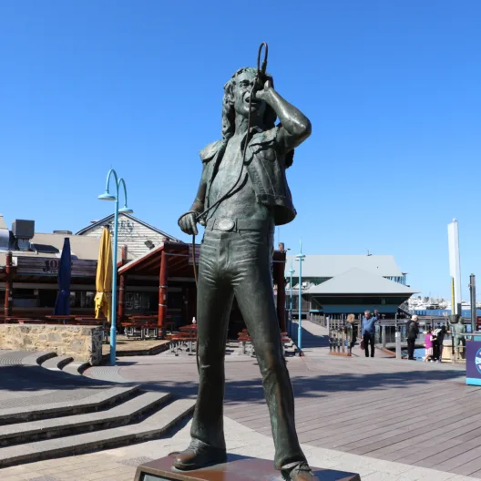 Bon Scott mural — Fremantle, Australia