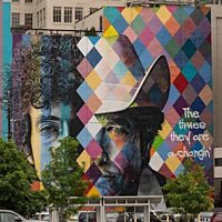 Bob Dylan Minneapolis mural