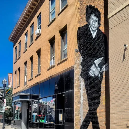 Bob Dylan Mural — Fargo — Fargo, USA