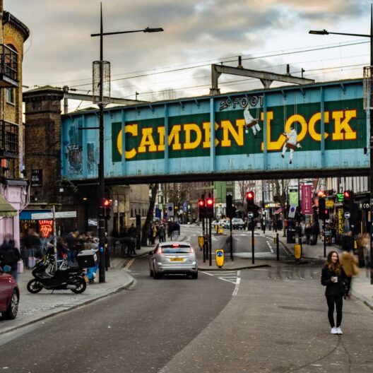 Camden Lock Market — Bob Dylan's Blood in My Eyes Video — London, UK