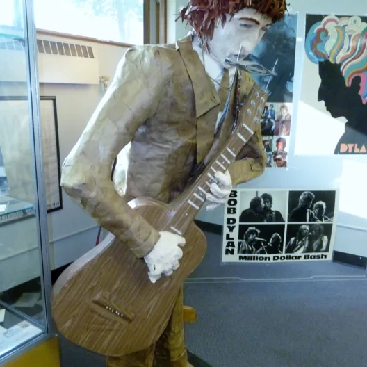 Hibbing Public Library — Bob Dylan Exhibit — Hibbing, USA