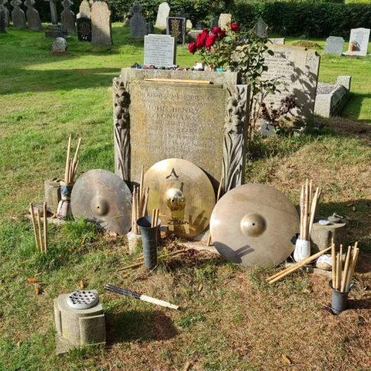 John Bonham's Grave — St Michael's Churchyard, Rushock — Rushock, United Kingdom