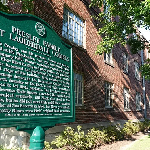 Lauderdale Courts — Elvis's Memphis childhood home — Memphis, USA