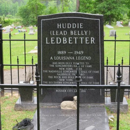 Lead Belly's Grave — Mooringsport, USA