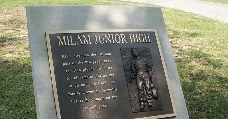 Milam Junior High, Tupelo — Where Elvis Attended School — Tupelo, United States