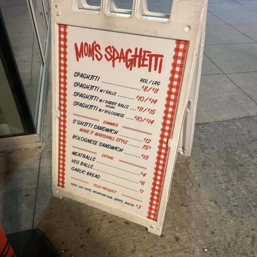 Mom's Spaghetti — Eminem's Restaurant, Detroit — Detroit, USA