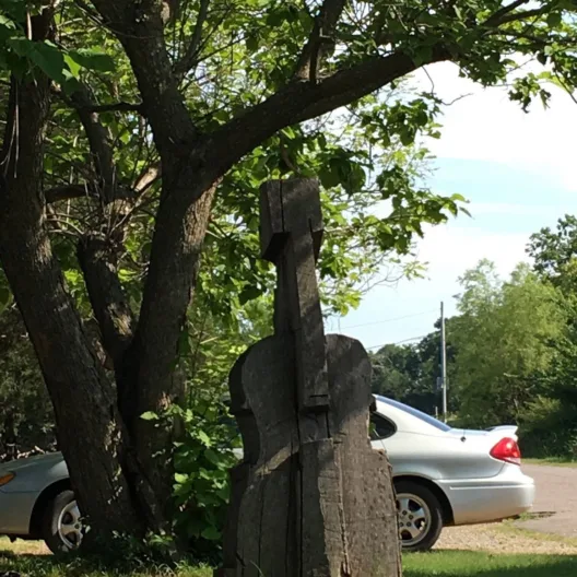 Site of Woody Guthrie's childhood home — Okemah, USA