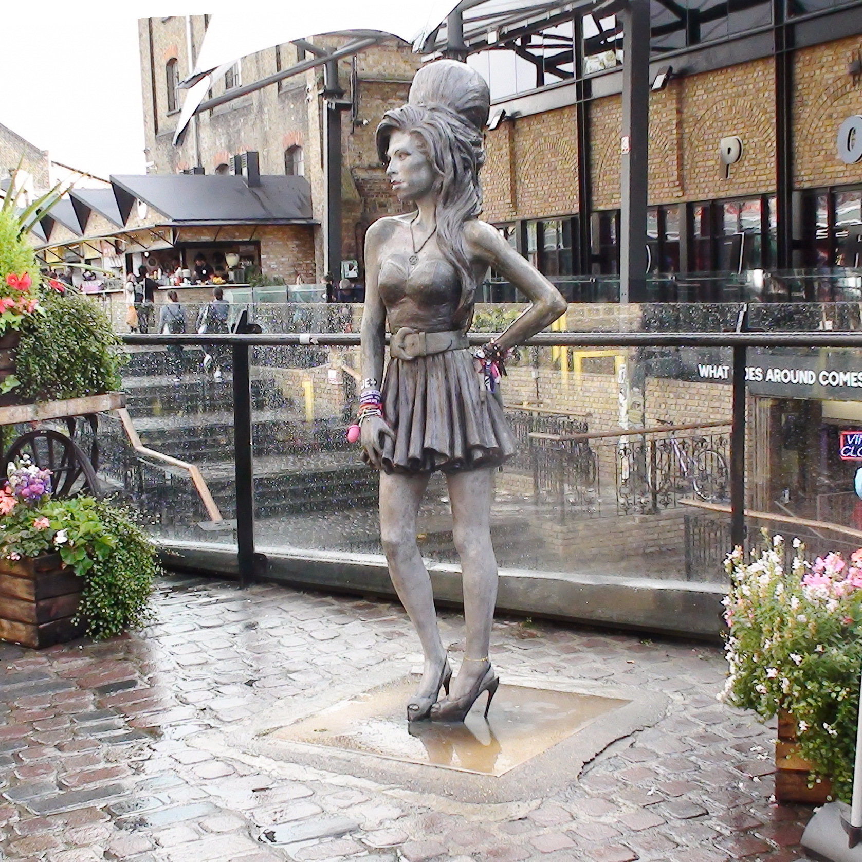Amy Winehouse Statue — Camden Stables Market