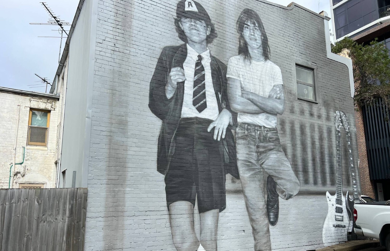 Angus & Malcolm Young Mural — Sydney, Australia