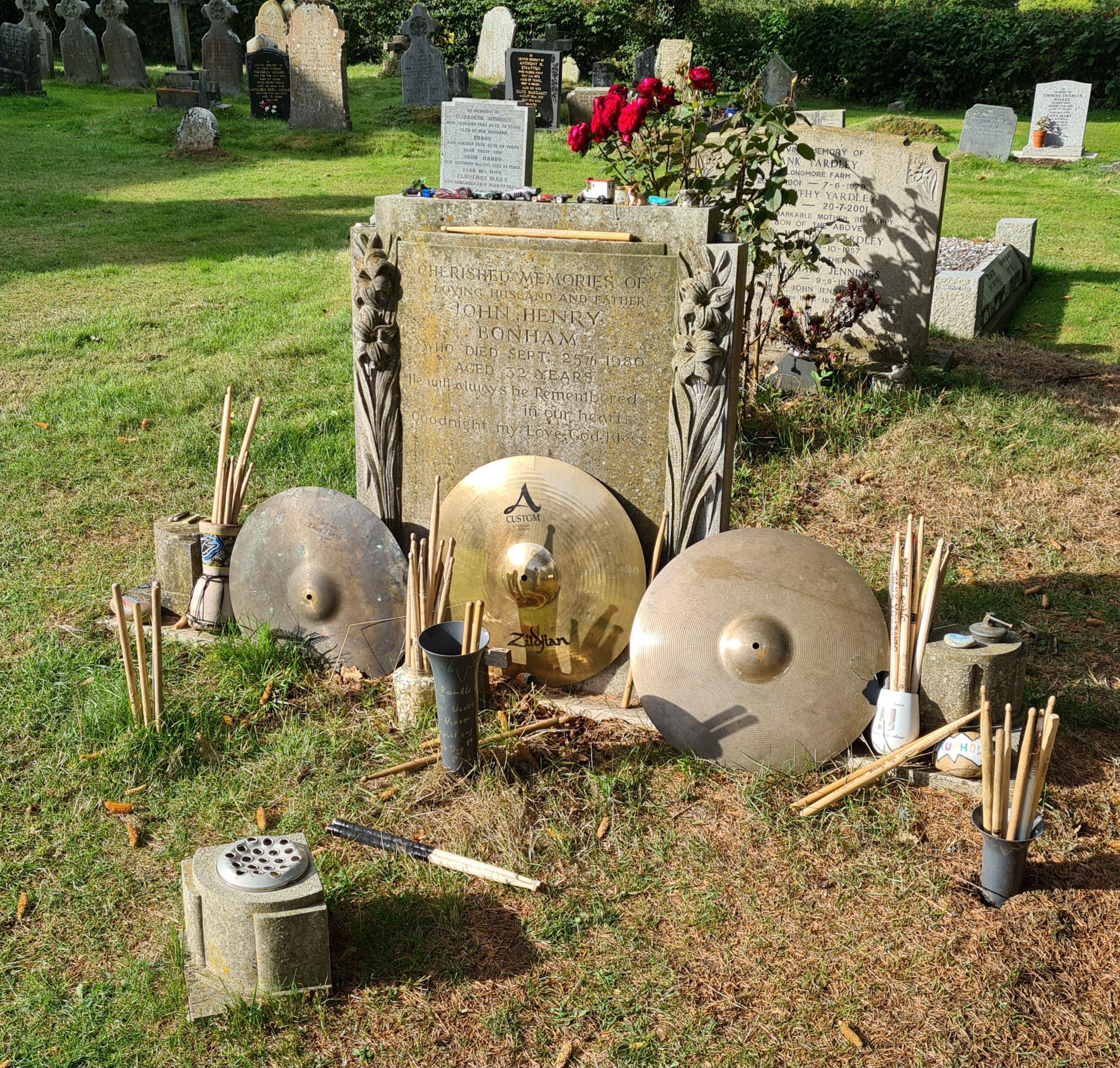John Bonham's Grave — St Michael's Churchyard, Rushock
