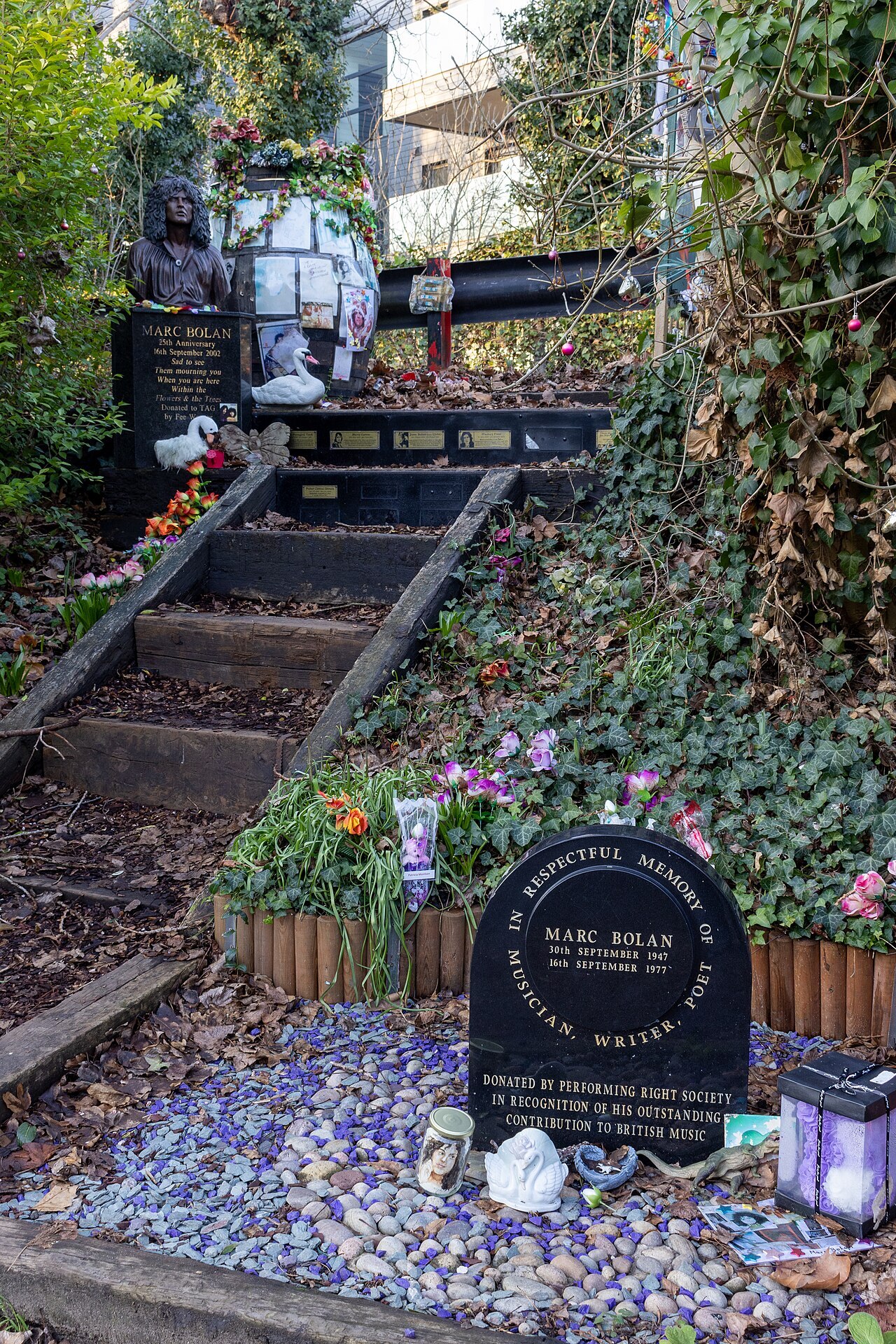Marc Bolan’s Fatal Car Crash Site