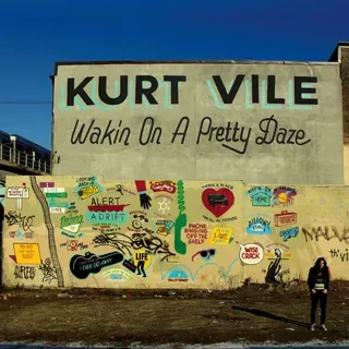 Mural from Kurt Vile's "Wakin on a Pretty Daze" album cover