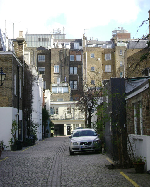 East on Queens Gate Mews Knightsbridge geograph org uk 4210288