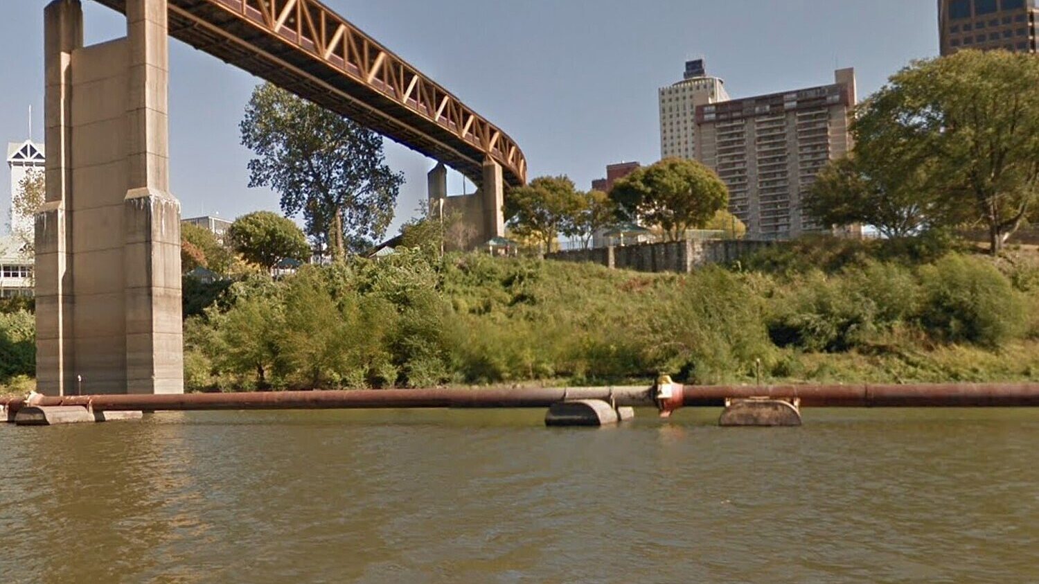 Spot where Jeff Buckley drowned