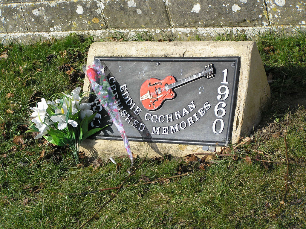 The Eddie Cochran Fatal Car Crash Site